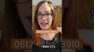 Don’t call this number 😅 NUMBERS in Dutch learndutchwithkim [upl. by Sekoorb]