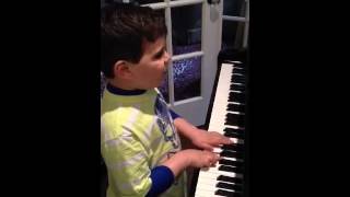 Ethan W Plays Take On Me [upl. by Noraed]