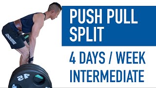 Best PUSH PULL Split  Full 4 Day Hypertrophy Program Explained [upl. by Ceciley727]