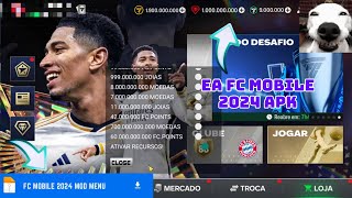 Como Ter Dinheiro Infinito no FC mobile 2024  Novo apkmod fc 24 [upl. by Luht807]