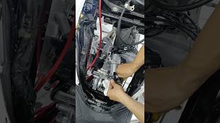 Vario 150 throttle body installation process vario throttlebody [upl. by Nwahsad]