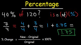 Percentage Word Problems [upl. by Nodrog263]