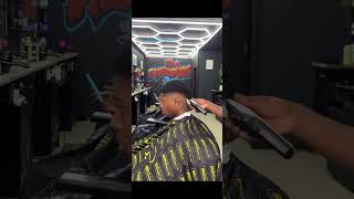 Grey dye and nice haircut barbershop oldstylebarber hairstyle barber 90shairstyle hairstyles [upl. by Krischer]