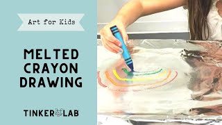 How to Make Melted Crayon Art [upl. by Crain]