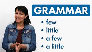 Learn English Grammar FEW LITTLE A FEW A LITTLE [upl. by Oznola61]