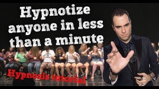 Learn how to Hypnotize Anyone in a Minute Quick and Easy Hypnosis Tutorial by SpideyHypnosis [upl. by Daenis345]