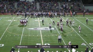 4K Shippensburg  Gettysburg high school football  9302022 [upl. by Wilfreda]