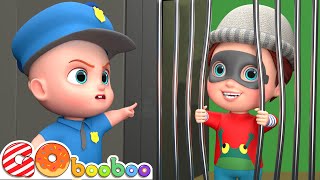 Prison Escape  Baby Cops vs Robbers Jail Break  Nursery Rhymes amp Kids Songs  GoBooBoo Song [upl. by Sardse]