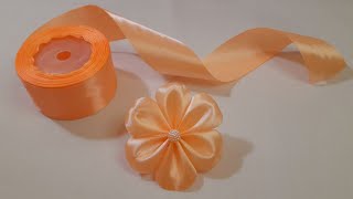 How to Make Ribbon Flowers  Ribbon Flower Crafts Ideas  DIY Ribbon Flowers [upl. by Aisined170]