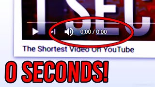 What Is The SHORTEST Video On YouTube [upl. by Lennaj435]