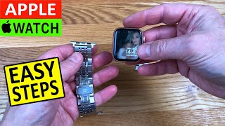 Master The Apple Watch  Fitting And Adjusting Your Stainless Steel Strap [upl. by Beverle553]