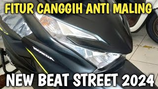 HONDA BEAT STREET 2024 TERBARU HITAM DOFF [upl. by Sherborn]