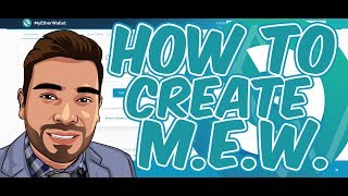 How to Create MyEtherWallet  MEW  ERC20 Tokens [upl. by Marasco]