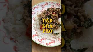 Flavourful Pad Kra Pao🌶️ recipe 30minuterecipes [upl. by Eneleoj]