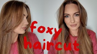 VLOG TNĘ WŁOSY W DOMU  FOXY HAIRCUT [upl. by Gayler]