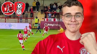 5 UNBEATEN AS FLEETWOOD MAKE ROUND 3  FLEETWOOD TOWN VS ROTHERHAM VLOG [upl. by Kcered638]