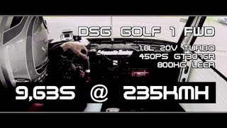 DSG Golf 1 FWD 20V Turbo 963s 2359kmh AdrenalinTuning [upl. by Finbar725]