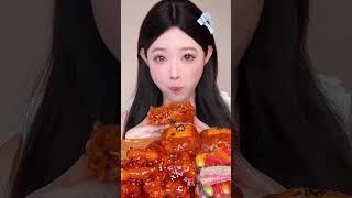 China food show shrots mukbang rion100k asmreating [upl. by Oona]