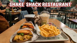 Friday Dinner at Shake Shack Restaurant in Toronto First Impressions [upl. by Ahsieyk409]