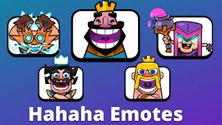 All 12 Laughing Emotes of Clash Royale Which is the Best Laughing Emote [upl. by Dachia120]