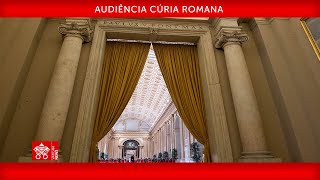 Audiência Cúria Romana 22 de dezembro de 2022 Papa Francisco [upl. by Paolo]