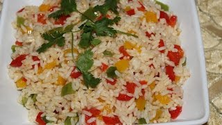 Salade de riz سلطة الارز بسيطة وراقية [upl. by Ydiarf]