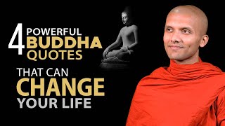 4 Powerful Buddha Quotes That Can Change Your Life  Buddhism In English [upl. by Lenrow]