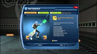 DCUO  Weapon Style  Green Energy Weapon  Odyssey [upl. by Eicart]