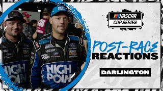 No 14 crew celebrates Darlington win looks ahead to 2024 Playoffs  NASCAR [upl. by Ielak]