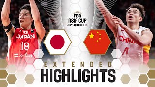 Japan 🇯🇵 vs China 🇨🇳  Extended Highlights  FIBA Asia Cup 2025 Qualifiers [upl. by Navoj711]