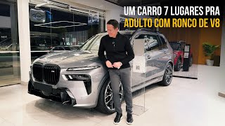 Nova BMW X7 Um carro de 7 lugares para adultos e com ronco de V8 [upl. by Anivahs]