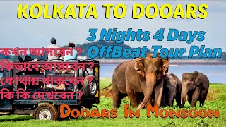 3 Nights 4 Days Offbeat Dooars Trip In Monsoon 2023  Detail Information  Full Tour Guide [upl. by Nnaeirb]