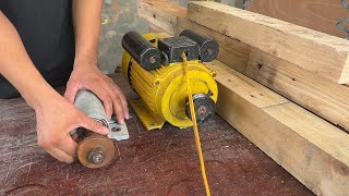 Woodshop Transformation How to Build a Wooden Table Saw for Compact Workshops [upl. by Nauj]