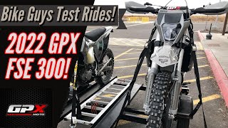 Test riding the GPX FSE 300 [upl. by Mila]