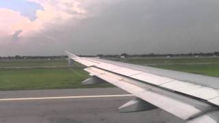 Bangkok Airways A320 take off Bangkok to Phuket [upl. by Anawk]