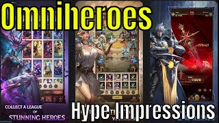 Omniheroes  Hype ImpressionsIs It LegitAnother Afk Clone [upl. by Anilok]