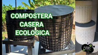 COMPOSTERA CASERA ECOLÓGICA Y ECONÓMICA HAZLO TU MISMO 🍌♻️ [upl. by Rabassa]