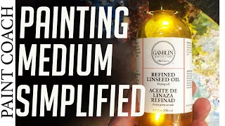 Oil Painting Medium for Beginners How to keep it SIMPLE using LINSEED OIL [upl. by Gard988]