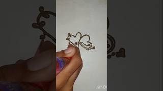 Mehndi name art youtubeshorts mehndi viralvideo [upl. by Nunciata]