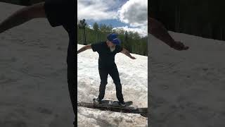 Playing through On my snow skate at Golden Peak [upl. by Koby88]