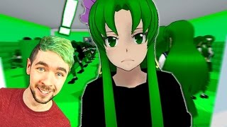 MIDORI TURNS THE SCHOOL GREEN  YANDERE SIMULATOR [upl. by Lefkowitz]