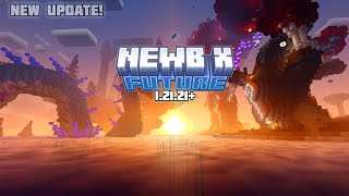 BEST SHADERS FOR MCPE 121  NEWB X FUTURE NEW UPDATE MINECRAFT PE 12121 [upl. by Backler]