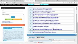 AcSIR JANUARY 2023 PhD Admission application form is live now  Detail information phdadmissions [upl. by Isyak]