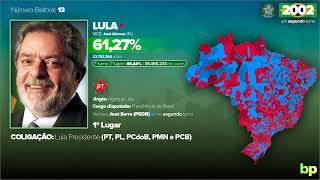 Jingle quotAgora é Lulaquot de Lula em 2002  Eleições para a presidência do Brasil [upl. by Ahsets637]