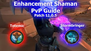 Enhancement Shaman 1105 PvP Guide [upl. by Ailimac]