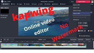 Online Video Editing Website Free No Watermark  kapwing [upl. by Cocke107]