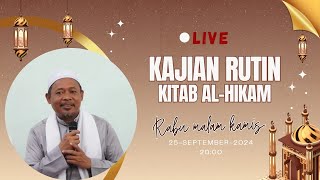 Kajian Rutin Kitab AlHikam Malam Kamis Legi Bersama Abah Yusuf Rosyadi [upl. by Oad]