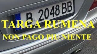 TARGA RUMENA E NON PAGO NIENTE VEDETE ANCHE” PARTE 2quot [upl. by Mohn]