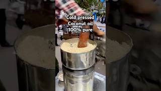 Cold pressed coconut oil 100 pure shorts ytshorts tajgandhi [upl. by Epilef]