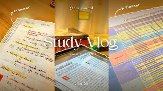 Study with productivity vlog 📑  Journey to IIM  IPMAT 2025  05 [upl. by Hako]